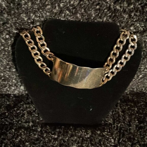 Gold tone choker - Picture 1 of 1